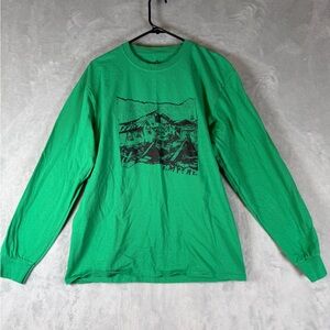 Empyre Shirt Size Large Vibrant Green Long Sleeve Tee